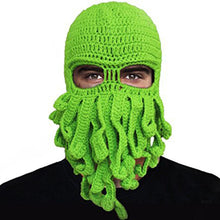 Load image into Gallery viewer, Octopus Winter Knitted Wool Face Hat