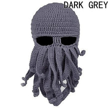 Load image into Gallery viewer, Octopus Winter Knitted Wool Face Hat