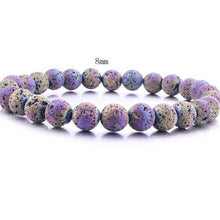 Load image into Gallery viewer, 8/10MM Lava Stone Bracelet ll Aromatherapy