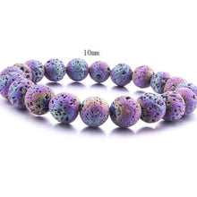 Load image into Gallery viewer, 8/10MM Lava Stone Bracelet ll Aromatherapy