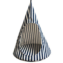 Load image into Gallery viewer, Cat Hammock Bed Cone Shape Breathable Linen Sponge Tent Hanging Cage Cover for Cat Pet Supplies