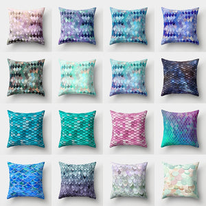Mermaid Scale Sequin Pillow Case