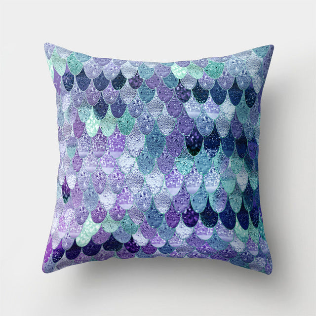 Mermaid Scale Sequin Pillow Case