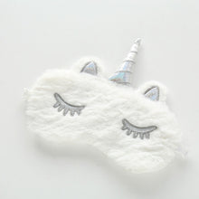 Load image into Gallery viewer, Rainbow Unicorn Plush Eye Mask