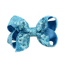 Load image into Gallery viewer, 8 inch +6 Inch Large Glitter Bows