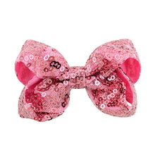 Load image into Gallery viewer, 8 inch +6 Inch Large Glitter Bows