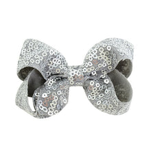 Load image into Gallery viewer, 8 inch +6 Inch Large Glitter Bows