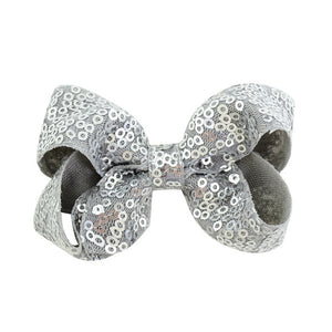 8 inch +6 Inch Large Glitter Bows