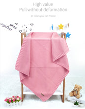 Load image into Gallery viewer, Knitted Baby + Toddler Blanket  ll Soft + Chic