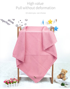 Knitted Baby + Toddler Blanket  ll Soft + Chic
