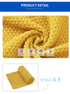 Knitted Baby + Toddler Blanket  ll Soft + Chic