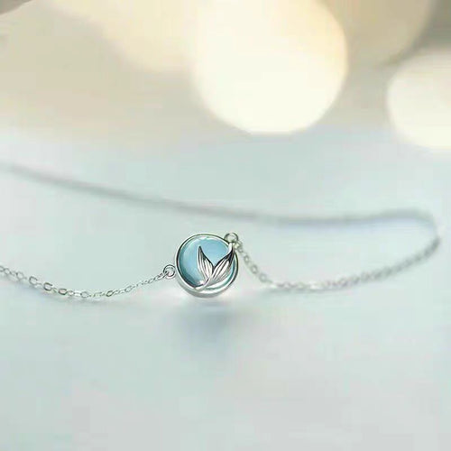 Mermaid Fin Necklace ll 925 Sterling Silver