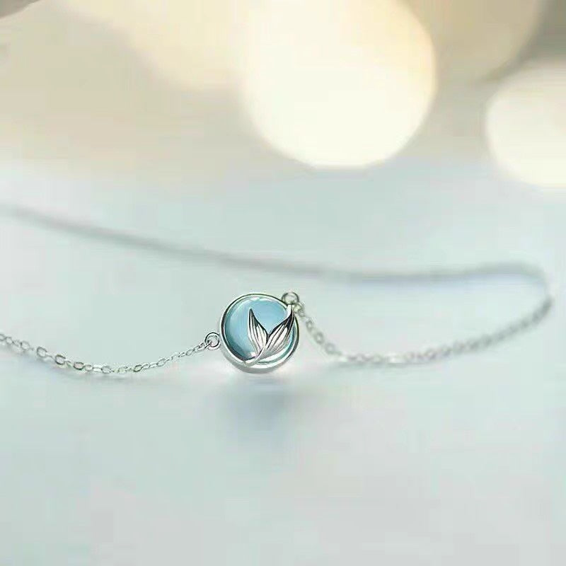 Mermaid Fin Necklace ll 925 Sterling Silver