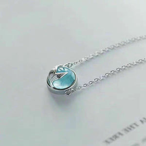 Mermaid Fin Necklace ll 925 Sterling Silver