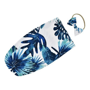Muslin Swaddle Wrap + Headband ll Chic