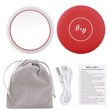 Load image into Gallery viewer, WIRELESS CHARGING LED MAKEUP MIRROR