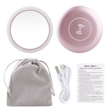 Load image into Gallery viewer, WIRELESS CHARGING LED MAKEUP MIRROR