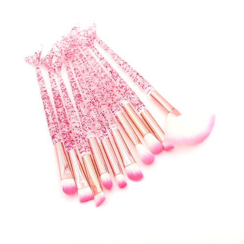 Mermaid Makeup Brush Set ll Pretty In Pink