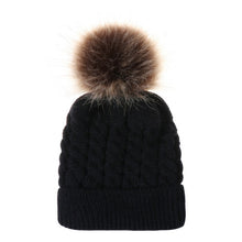 Load image into Gallery viewer, Adorable Kids Knitted Pom Pom Beanie