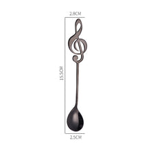 Load image into Gallery viewer, Music Note Stainless Steel Teaspoons
