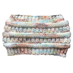 Women's Girls Stretch Knitted Wool Ponytail Beanie