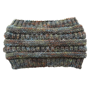 Women's Girls Stretch Knitted Wool Ponytail Beanie