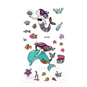 Temporary Tattoos ll Mermaid