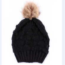 Load image into Gallery viewer, Mommy + Me Beanie Knitted Pom Pom Beanies