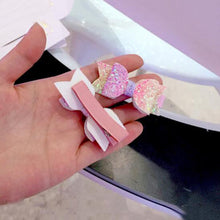 Load image into Gallery viewer, Mini Glitter Bows ( Set of 2 )