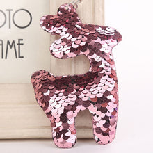 Load image into Gallery viewer, Sequins Keychains, Cats + Mermaid + Star + Bear