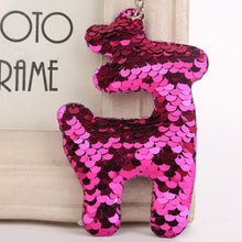 Load image into Gallery viewer, Sequins Keychains, Cats + Mermaid + Star + Bear