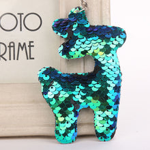 Load image into Gallery viewer, Sequins Keychains, Cats + Mermaid + Star + Bear