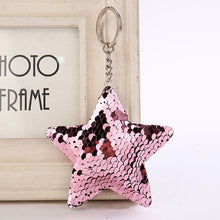Load image into Gallery viewer, Sequins Keychains, Cats + Mermaid + Star + Bear