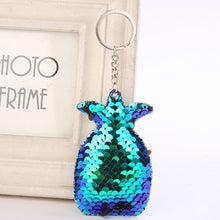 Load image into Gallery viewer, Sequins Keychains, Cats + Mermaid + Star + Bear