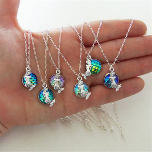 Dreamy Mermaid + Scale Necklace
