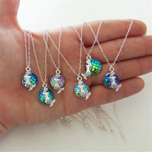 Dreamy Mermaid + Scale Necklace