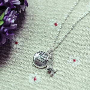 Dreamy Mermaid + Scale Necklace