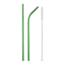 Load image into Gallery viewer, Reusable Drinking Straw Set ll Mermaid 11