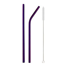 Load image into Gallery viewer, Reusable Drinking Straw Set ll Mermaid 11