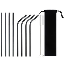 Load image into Gallery viewer, Reusable Drinking Straw Set ll Mermaid 11