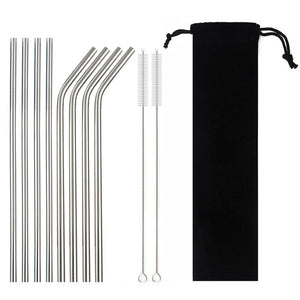 Reusable Drinking Straw Set ll Mermaid 11
