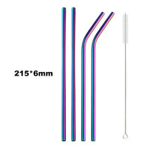 Load image into Gallery viewer, Reusable Drinking Straw Set ll Mermaid 11