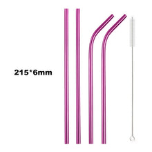 Load image into Gallery viewer, Reusable Drinking Straw Set ll Mermaid 11