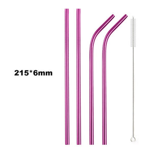 Reusable Drinking Straw Set ll Mermaid 11