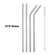 Load image into Gallery viewer, Reusable Drinking Straw Set ll Mermaid 11