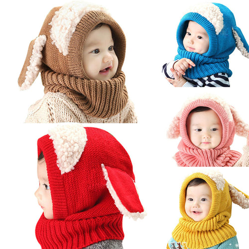 Kids Warm Winter Bunny Hats