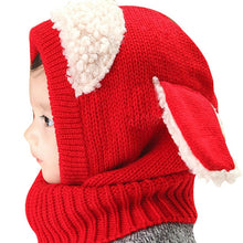 Load image into Gallery viewer, Kids Warm Winter Bunny Hats
