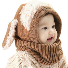 Load image into Gallery viewer, Kids Warm Winter Bunny Hats