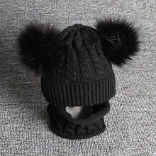 Load image into Gallery viewer, Children&#39;s Winter Hat Scarf Set