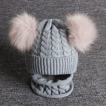 Load image into Gallery viewer, Children&#39;s Winter Hat Scarf Set